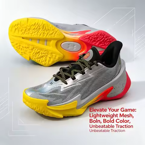 Under Armour Men Women Curry Basketball Sneakers Shock Absorb Anti-Slip Training Practical Sports Sh