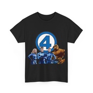 Baju Fantastic Four T-Shirt Fantastic 4 First Steps T-Shirt 100%Cotton Short Sleeve Lelaki