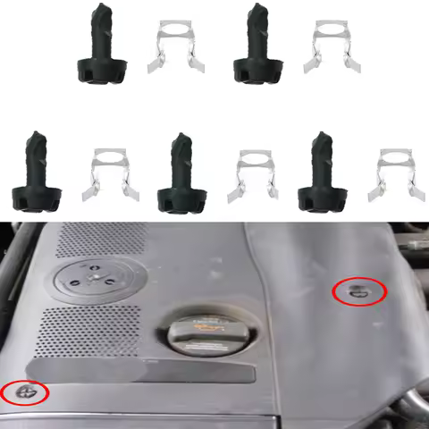 For Audi A4 B5 B6 B7 A6 C4 C5 A8 D2 Engine Top Cover Turn Clips N90642001