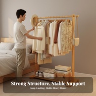 Space Saving Bedside Clothes Holder Strong Bearing Capacity Foldable Valet Stand Minimalist Aestheti