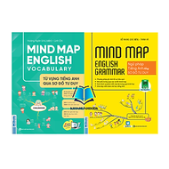 Sách - Combo Mind Map English GRAMMAR Ngữ pháp Tiếng Anh + VOCABULARY từ vựng Tiếng Anh (MC)