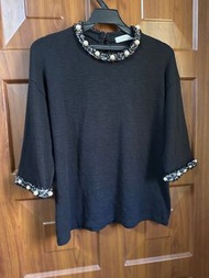正韓J.dress珍珠領上衣
