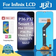 For Infinix Itel P36 P36 Pro P37 Smart 5 X657 Hot 10 Lite Vison 1 Pro Vision 2S S16 LCD Digital Touc