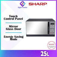 SHARP 25L Microwave Oven | Mirror Glass Door | 900W | Touch Control | R357EK