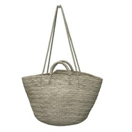 Aeta Tote Bag Purse ivory leather Braid Direct from Japan Secondhand