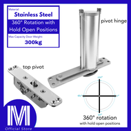 360 Degree Stainless Steel Pivot Door Hinge With Hold Open (300kg)