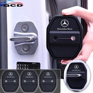 4PCS Mercedes 4PCS Silicone Car Door Lock Protection Cover Specific Door Lock Shock Absorber For W21