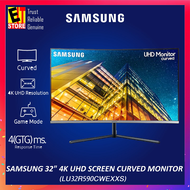 SAMSUNG 32 UHD 4K 1500R CURVED Monitor BEZELESS design , PBP FEATURE (PCTURE BY PICTURE) - LU32R590CWEXXS