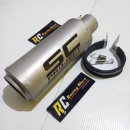 Tube Silencer SC PROJECT Sandblassknalpot - SC PROJECT TITAN - SC PROJECT CARBON - SC PROJECT DOFF -