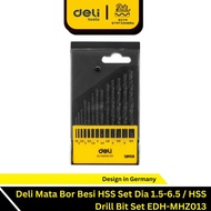 MATA Deli HSS Steel Drill Bit Set Dia 1.5-6.5 / HSS Drill Bit Set DH-MHZ013