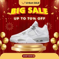 Air Jordan 4 UA Cement White Lowcut Men's Basketball Shoes