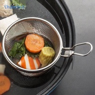 Shamjina Noodles Colander Colander Fry Basket with Handle Noodle Strainer Food Colander