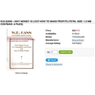 W.D.Gann - Why Money is Lost How to Make Profits (Total size: 1.2 MB Contains: 4 files)