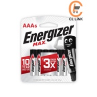 Energizer E92BP6M Max 6 Pcs AAA Battery