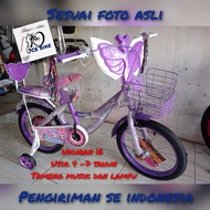 SEPEDA MINI ANAK PEREMPUAN CENTRUM 16 CTB-1103-6 UKURAN 16 DAN 18