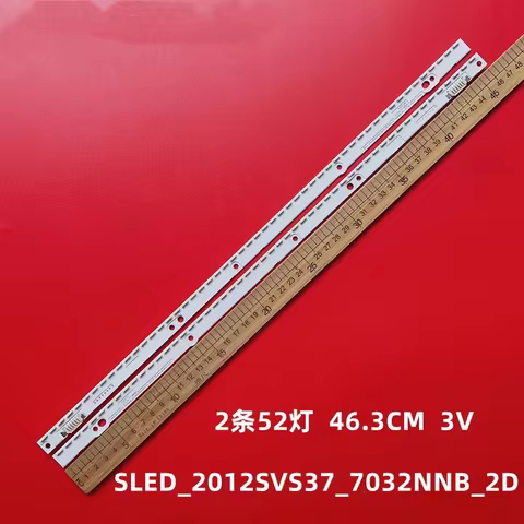 2Pcs/Set LED Backlight Strip For Sam-sung 37inch TV UE37ES6307U UE37ES6710 UE37ES6307U SLED 2012SVS3