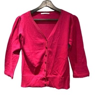 Cardigan Sweater Knit Bolero Jacket pink Direct from Japan Secondhand