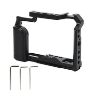 Newlanrode Aluminum Alloy Camera Cage Rig Protective Case with 1/4in Screw Hole Cold Shoe Mount for Fujifilm X T30 T20 T10