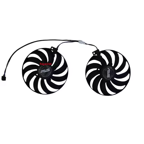 2Pcs/Set,T129215SU,4Pin,VGA Cooler,Video Card Fan,For ASUS RX 5600XT 5700 5700 XT DUAL EVO OC,Replac