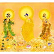 Full 5d diamond painting - super beautiful three world Buddha painting