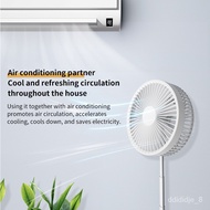 LP-6 WKYoupin Adyss P1000 Portable Retractable USB Charging Fan with Ring Light Timing Control Touch Control Panel - Whi