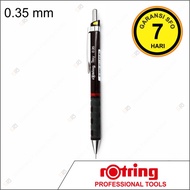 Pensil Mekanik Rotring 0.35 Mm Tikky Burgundy Termurah