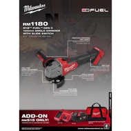 Milwaukee M18 Fuel M18FSAG100X 100MM Cordless Angle Grinder