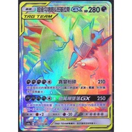 Pokemon 宝可梦 PTCG 中文版卡牌 第四弹 传说交锋 | Mega勾魂眼&班基拉斯-GX / Mega Sableye & Tyranitar-GX (AS6a 240/194 HR)