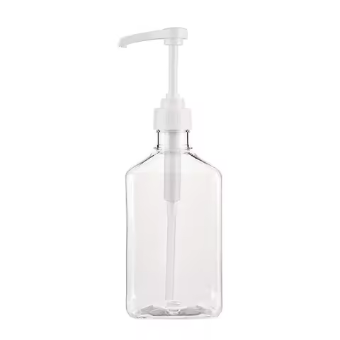 1PC 1100ml Coffee Syrup Press Bottle 5/8/10CC Pump Syrup Drip Dispenser With Scale Multi-Function Ho