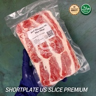 Beef Slice Fat Shortplate US 500gr Daging Sapi USA Yoshinoya