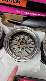 二手正品BBS LM MBZ-BKBD 19吋鍛造拆車鈴 數據前9.5J ET22 後11J ET37 孔距 5X120 大拋邊 MBZ 限量古銅色  適配寶馬F8X M2 M3 M4 E92等