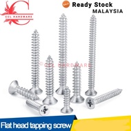 Mark ( 304 ) Stainless Steel Self Tapping Screw CSK Flat Head Screw M3 M3.5 M4 M5 M5.5
