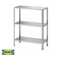 Woww สุดคุ้ม HYLLIS ฮึลลิส ชั้นวางของ 3 ชั้นใน/นอกอาคาร (60x27x74 ซม.) ราคาโปร ชั้น วาง ของ ชั้นวางข