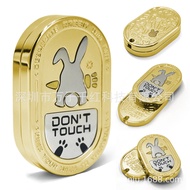 EDC Decompression Toy Grumpy Rabbit Fingertip Decompression Toy Mechanical Direct Push Rotating Hot-