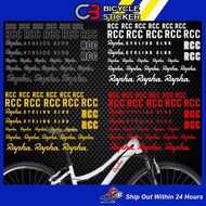 RCC CYCLING CLUB BICYCLE STICKER RCC RAPHA STICKER / SB28