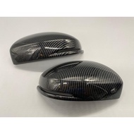 Carbon fiber look side mirror cover - Honda City GM6 / Jazz GK