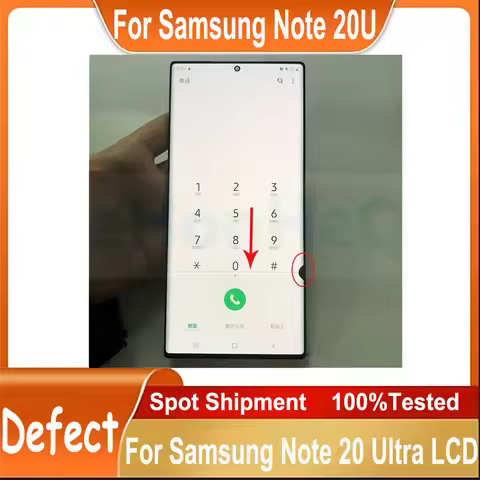 Test LCD For Samsung Note 20 Ultra 5G N986F N986B LCD Display Touch Screen Display Screen With Dot L