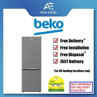 BEKO RCNT340I50VP 340L STAINLESS STEEL BOTTOM FREEZER REFRIGERATOR