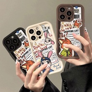 Zootopia Judy Nick couple Phone Case For Vivo V60 V50 V40 Lite V40 Y19S Pro Y29 Y39 Y29S Y04 X200 FE