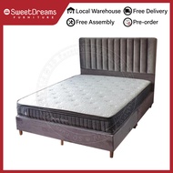 Pre-order | Divan Bed Frame + 10" Ice Silk Cooling Fabric Mattress | Single | Super Single | Queen | King