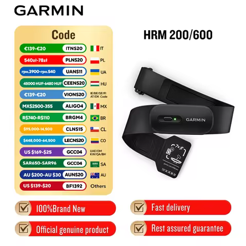 Garmin H200/600 Running Cycling swimming heart rate band