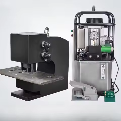 【Hot】Hydraulic Punching Machine CH-80 100 200 steel plate, iron plate, angle steel, channel steel pl
