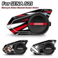 For SENA 50S sena 50s Motorcycle Helmet Bluetooth Headset Decorative Stickers Earphone Headphone Pro