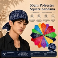 Hip Hop Fashion Scarf 55cm x 55cm Hip Hop Paisley Bandana Classic Square Scarf Original Headband Pri