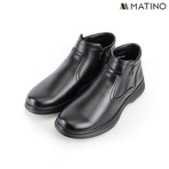 MATINO PROFESSIONAL WALK SHOES รองเท้าคัทชูหนังวีแกน MC/B 5541 - BLACK