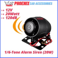 12V SIREN 1 / 6 Tone 20 WATT CAR Security Alarm System Universal Bunyi Kereta High Quality Proton Pe