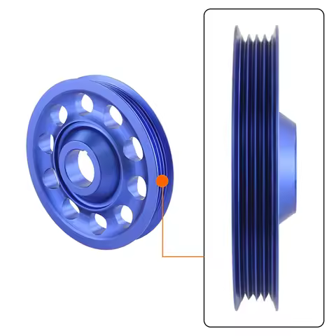 Pulley Racing Crank for Honda Civic Si DOHC B16 99-00 Del Sol DOHC 93-97 CRV B20Z B20B 97-01 Acura I