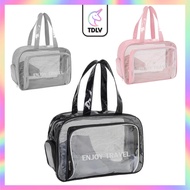 TDLV Clear Travel Bag | Beg Mandi Lutsinar | Waterproof Gym Bag for Airport / Beach / Travel
