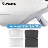 For Volvo EX30 2024 2025 Car Skylight Sunshade Net Sunproof Heat Insulation Sun Shades Auto Interior