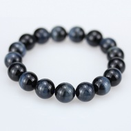 Safeina 7A Natural Blue Tiger's Eye Crystal Jewelry Bracelet for Men & Women